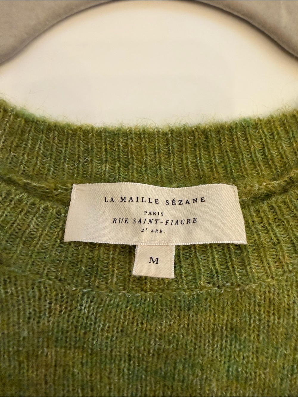 Sézane Louisa Sweater in Arizona Green - M - Picture 4 of 4